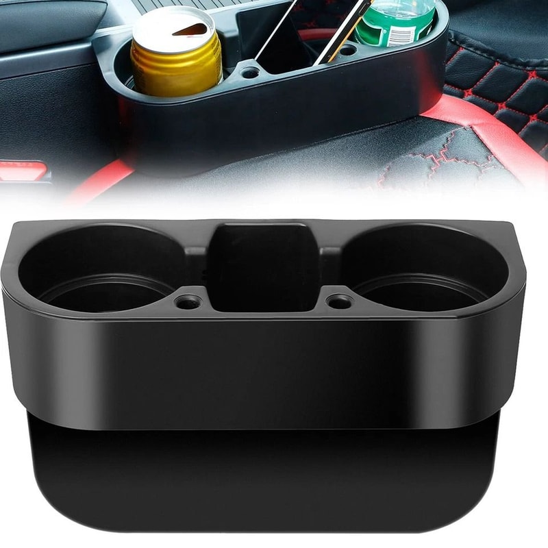 Car Seat Gap Organizer Cup Holder Drink Bottle Storage Phone Mount Stand For Car Keep Your Car Neat 3
