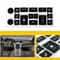 Climate Control Button Repair Decals AC Heat Button Overlays Simple Fix For Worn Out Buttons 5