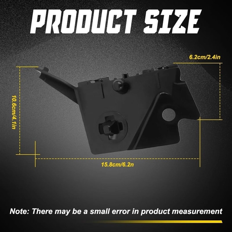 Durable Front Driver Passenger Bumper Support Brackets For Easy Installation 2
