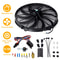 Electric Radiator Cooling Fan Universal Slim Fan CFM Push Pull 0