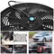 Electric Radiator Cooling Fan Universal Slim Fan CFM Push Pull 7
