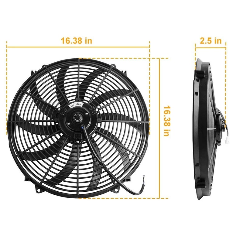 Electric Radiator Cooling Fan Universal Slim Fan CFM Push Pull 8