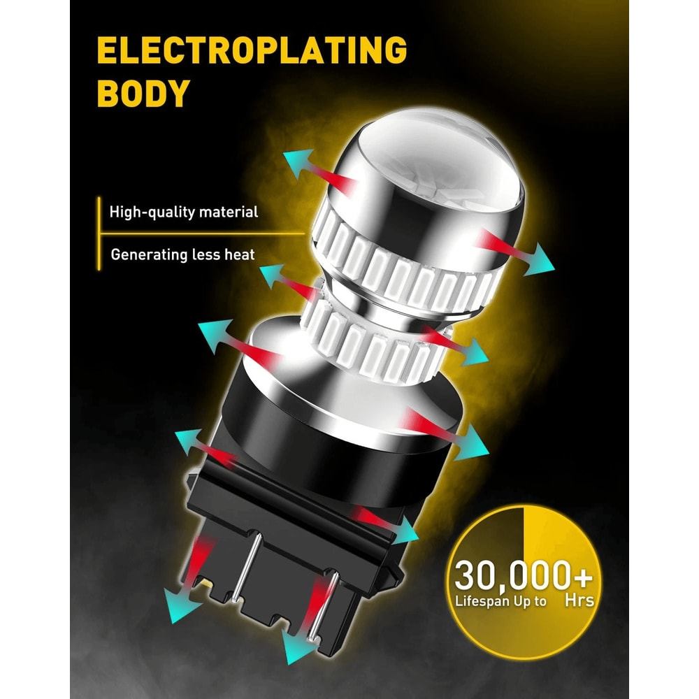 LED Brake Tail Light Red Safety Warning Flashing Light 3