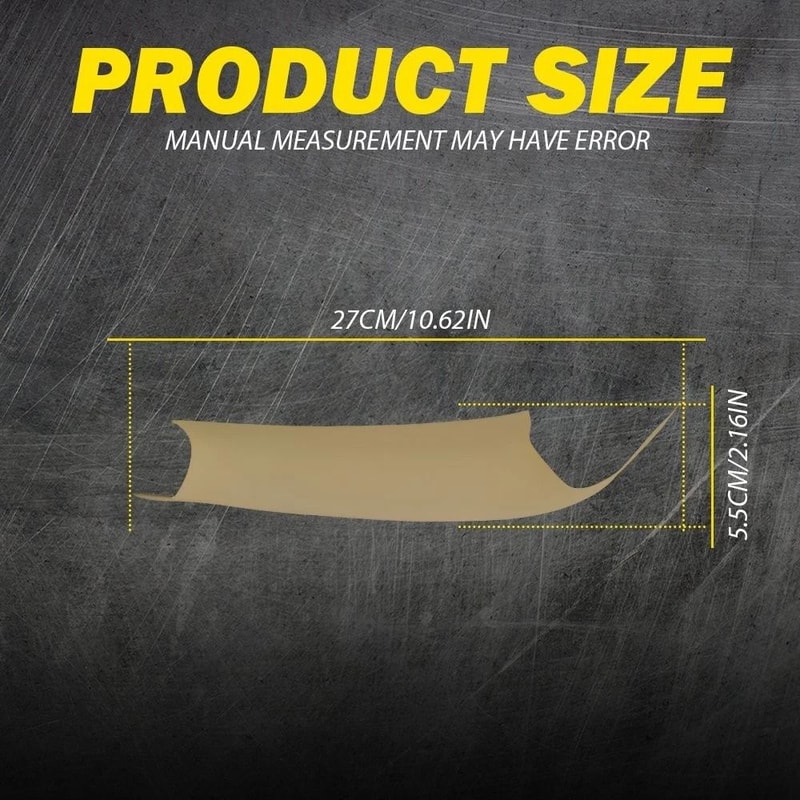 Beige Interior Door Handle Trim Pull Cover Easy Installation Replacement 3