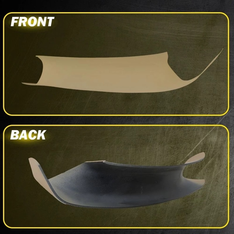 Beige Interior Door Handle Trim Pull Cover Easy Installation Replacement 4