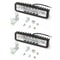 LED Light Bar Fog Light For Jeep Truck Waterproof Spot Flood Beam Offroad Work Light 0