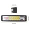LED Light Bar Fog Light For Jeep Truck Waterproof Spot Flood Beam Offroad Work Light 7
