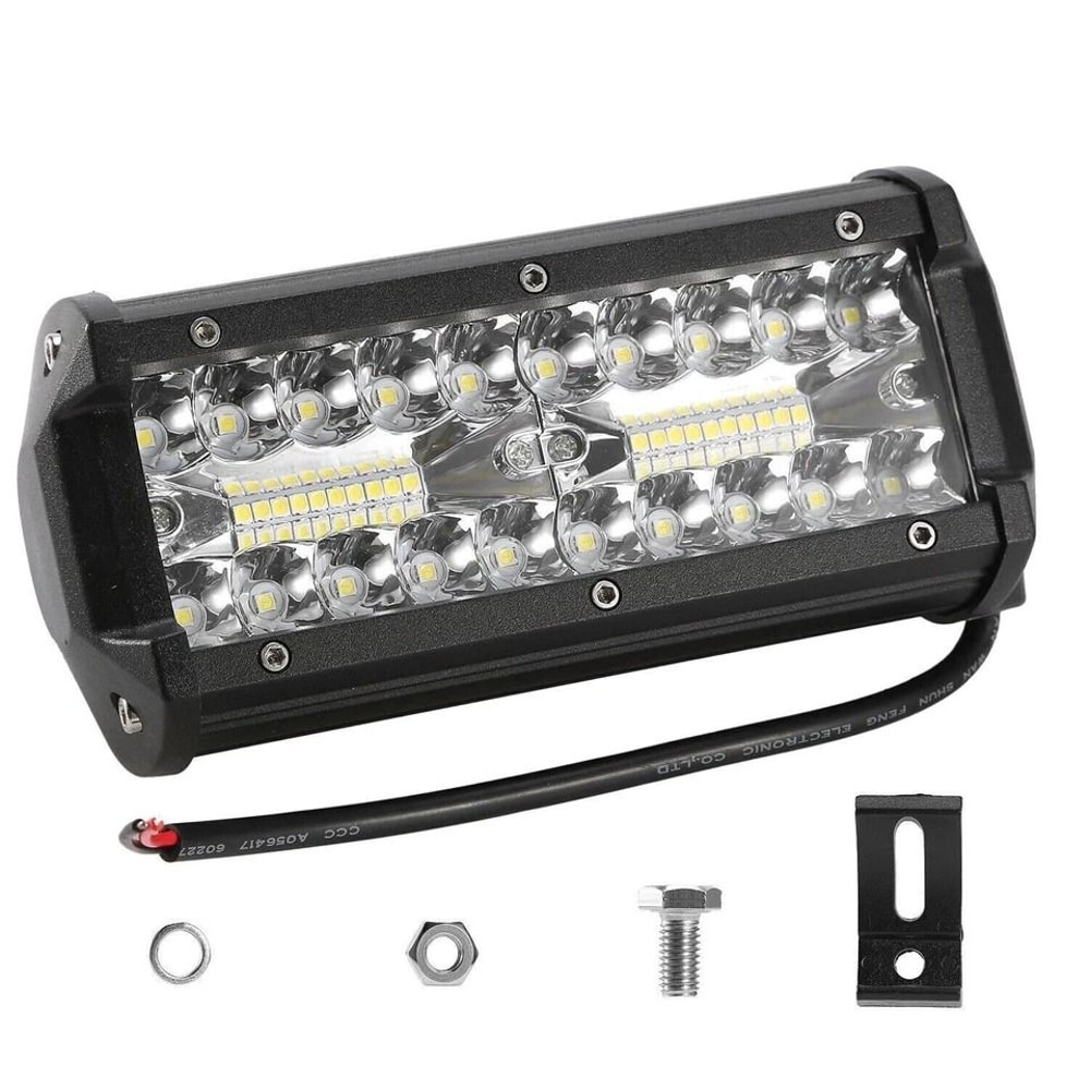 LED Work Light Bar Offroad Truck Jeep Fog Lamp Waterproof Flood Spot Combo For ATV UTV Boat Driving 2