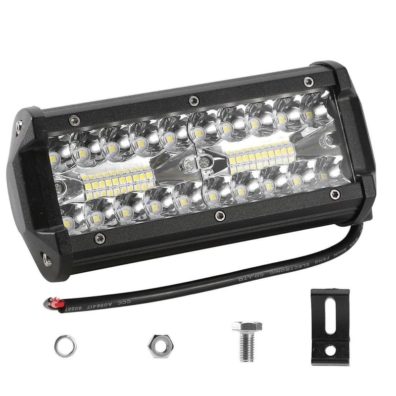 LED Work Light Bar Offroad Truck Jeep Fog Lamp Waterproof Flood Spot Combo For ATV UTV Boat Driving 2