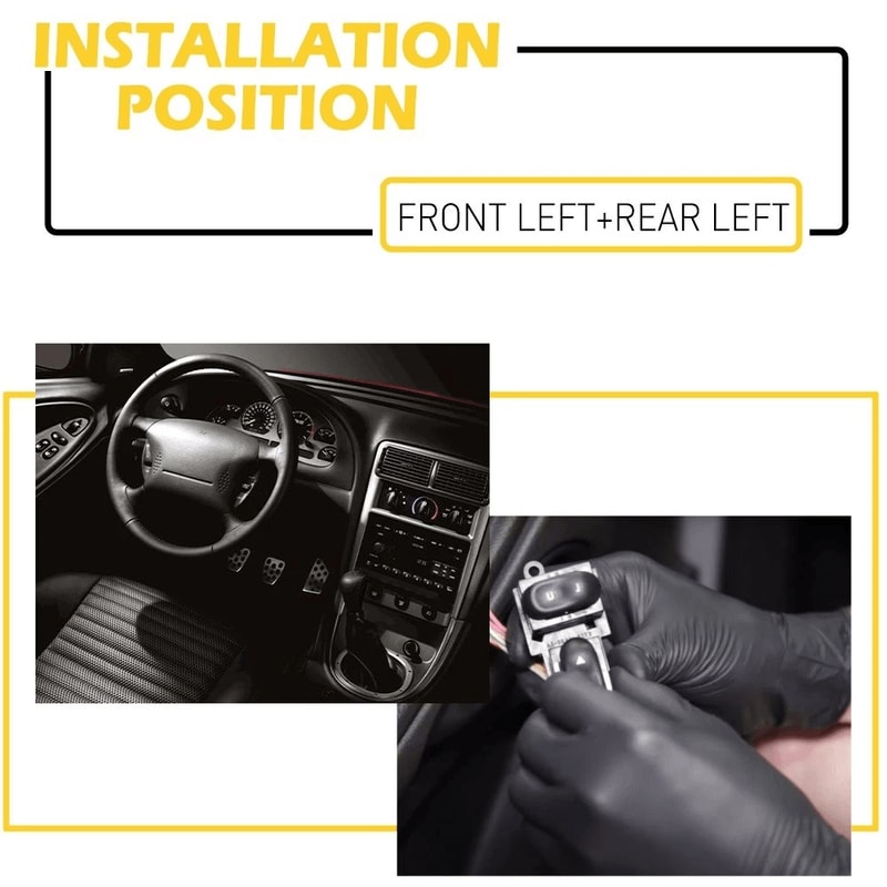 Power Window Switch Single Button HighQuality Replacement Switch 7