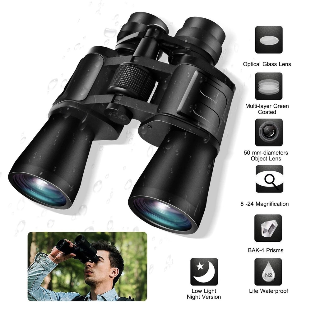 Military Binoculars High Power DayLow Night Vision For Hunting Camping And Outdoor Activities With 2