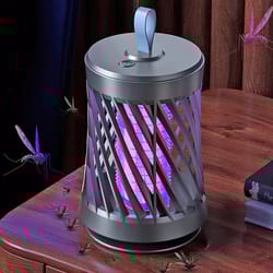 electric bug zapper, portable mosquito killer lamp, rechargeable insect fly trap, uv light with shock, night light