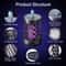 Electric Bug Zapper Portable Mosquito Killer Lamp Rechargeable Insect Fly Trap UV Light With Shock 6