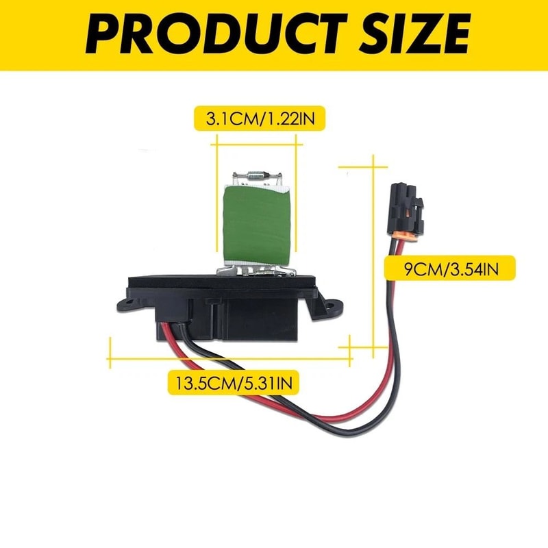 Motor Resistor For Heater Blower Direct Replacement For Better Cabin Air Control 2