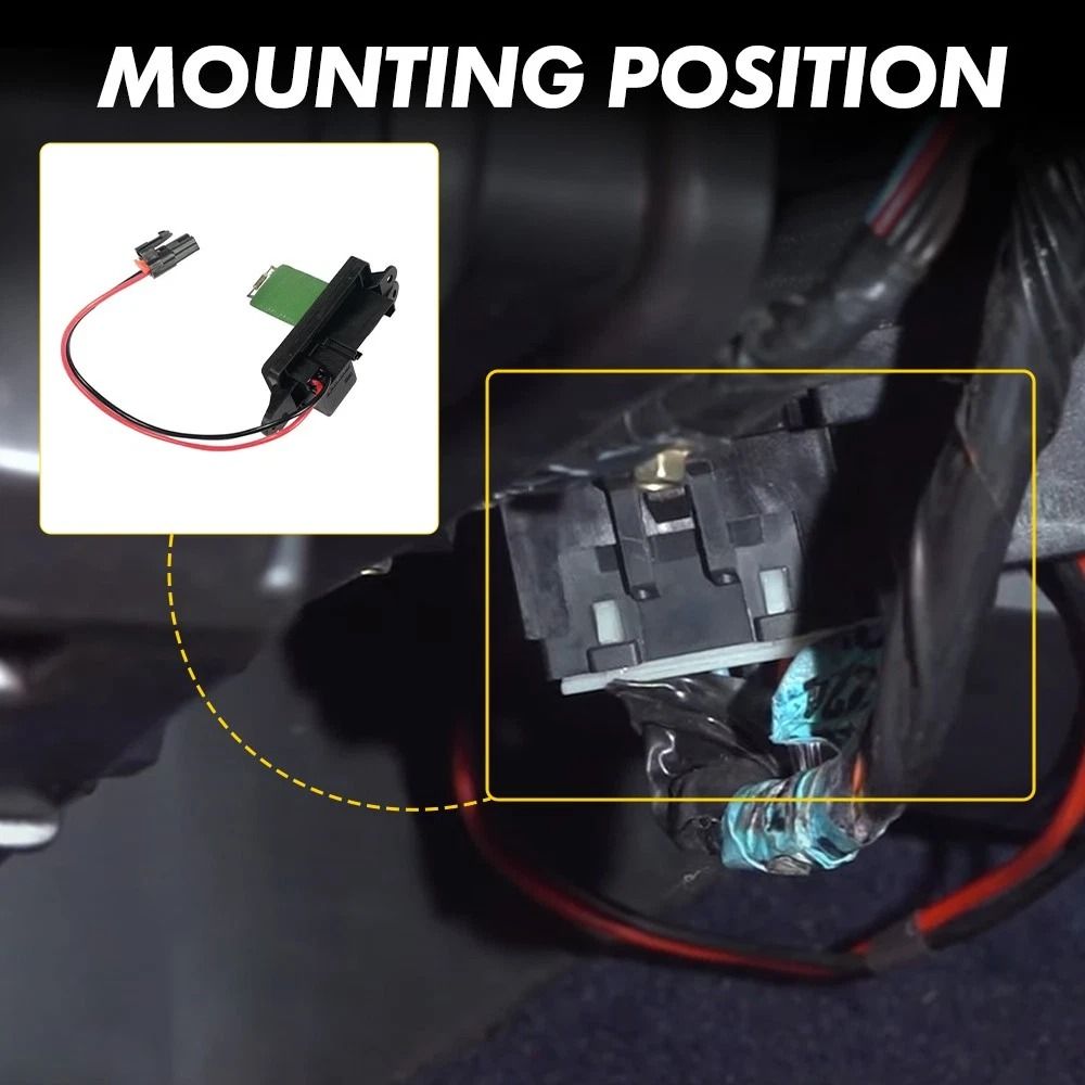 Motor Resistor For Heater Blower Direct Replacement For Better Cabin Air Control 6