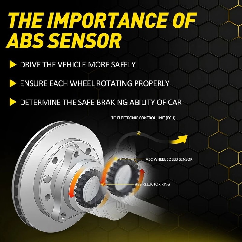 High Fitment Front LR ABS Wheel Speed Sensor Durable Reliable Performance 10