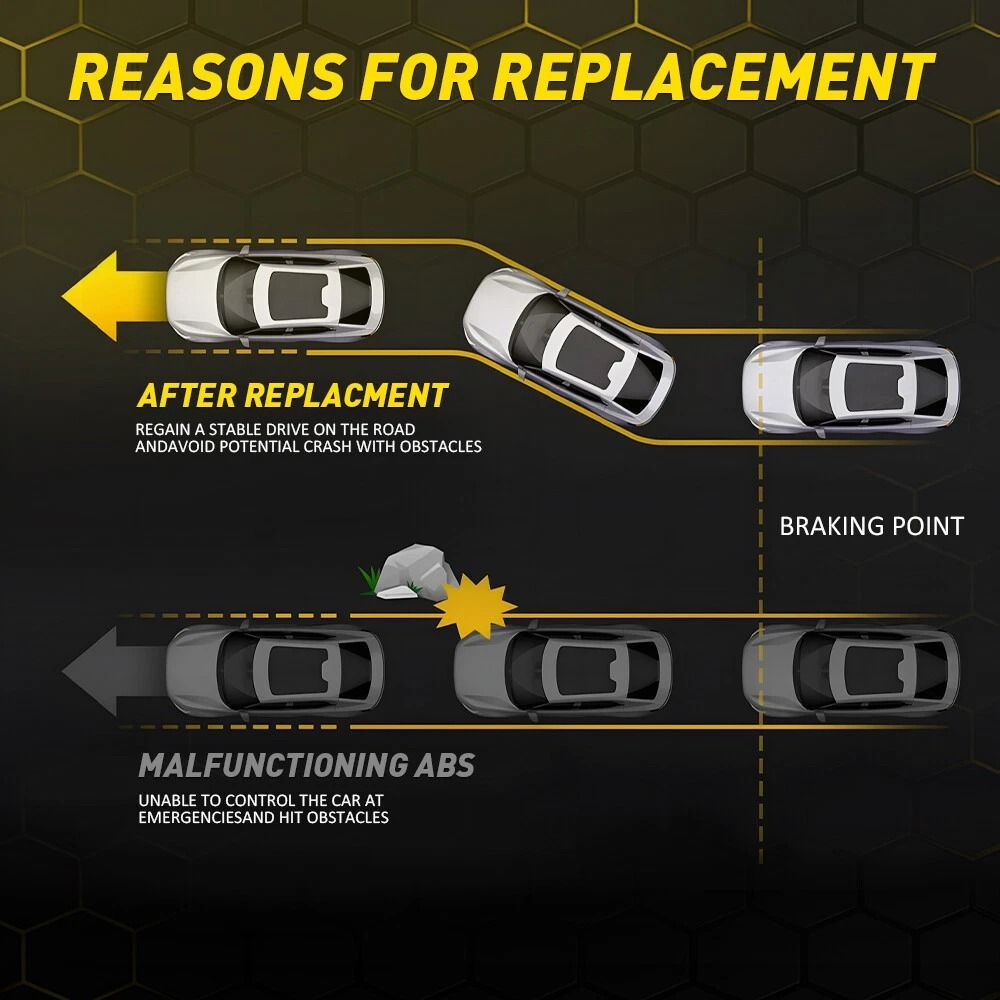 High Fitment Front LR ABS Wheel Speed Sensor Durable Reliable Performance 4