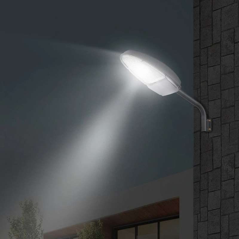 Dusk To Dawn Outdoor LED Street Light Waterproof Security Light LEDs Auto OnOff For Safe And Bright 8