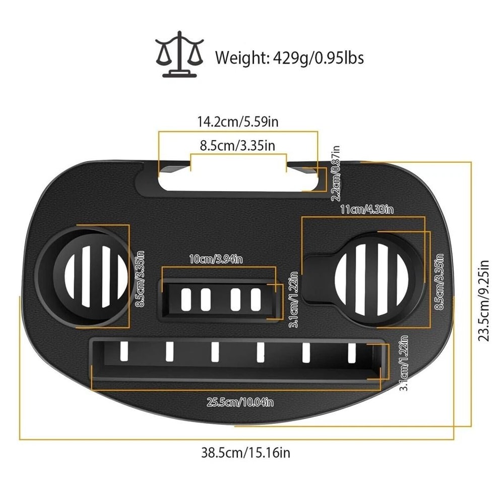 Zero Gravity Chair Cup Holder Beverage Tray With Can And Mobile Device Slot Holds IPhone Mugs Tissu 4