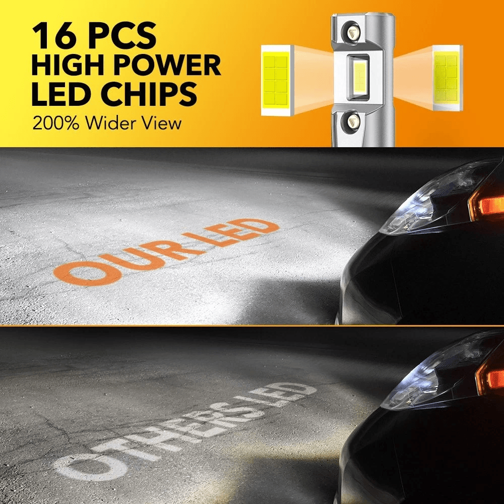 LED Headlight Bulbs Low Beam Super Bright Conversion Kit White 2