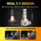 LED Headlight Bulbs Low Beam Super Bright Conversion Kit White 3