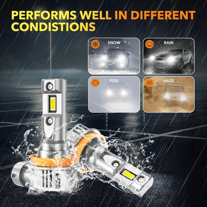 LED Headlight Bulbs Low Beam Super Bright Conversion Kit White 7