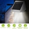 Solar Powered Waterproof Light Outdoor Garden Stair Fence Security Lamp LED EnergySaving Waterproof