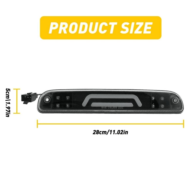 Black LED 3rd Brake Light Tail Light Plug And Play HighPerformance 1