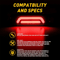 Black LED 3rd Brake Light Tail Light Plug And Play HighPerformance 3