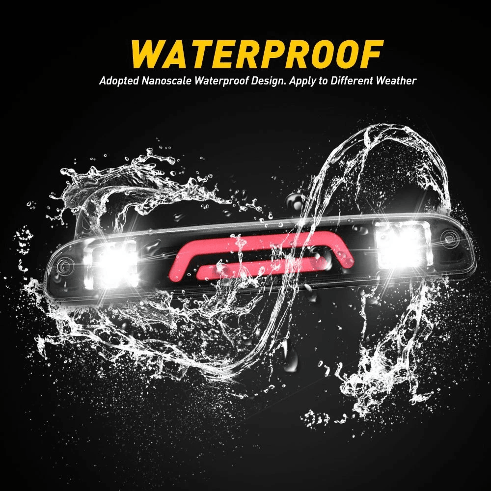 Black LED 3rd Brake Light Tail Light Plug And Play HighPerformance 4