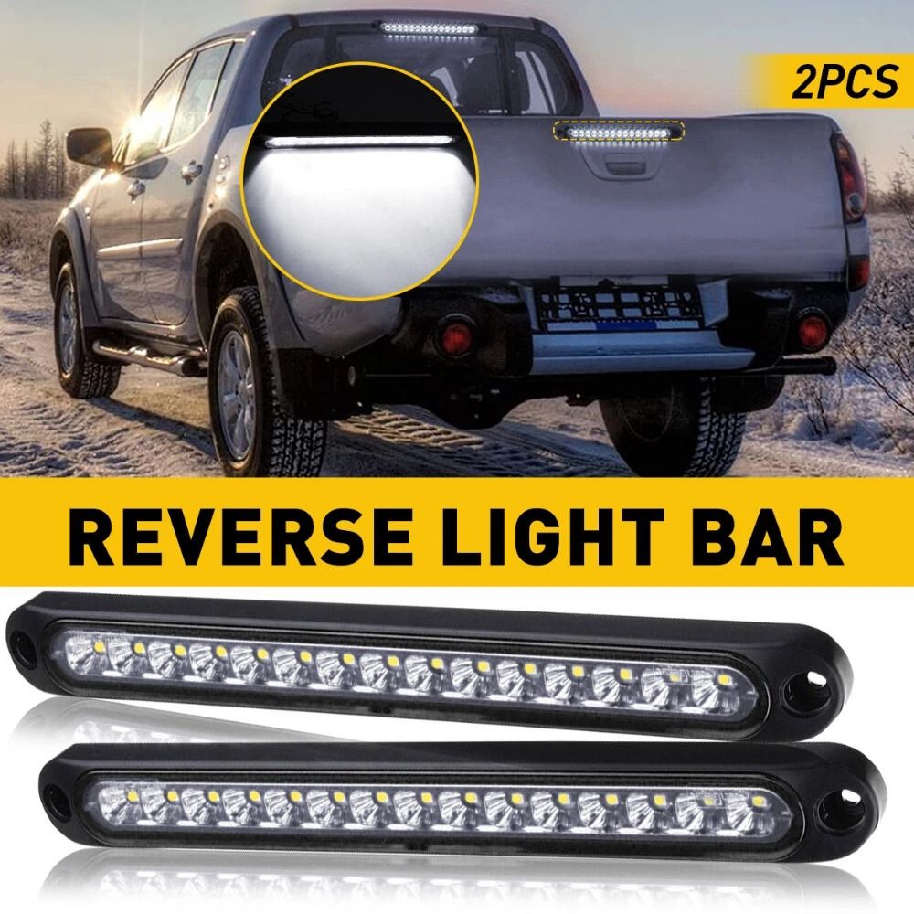 LED Tail Strip Light Bar White Sealed Reverse Backup Turn Light 1