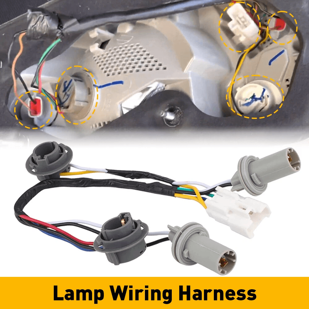 Durable Rear Taillight Lamp Socket Wiring Harness For Optimal Performance 5