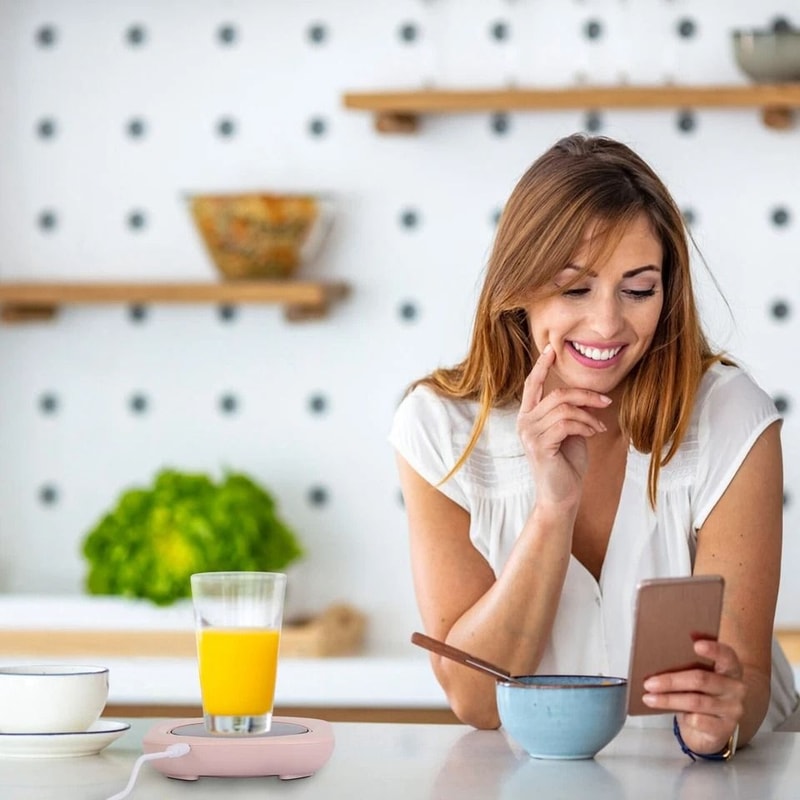 Beverage Warmer Plate For Coffee Milk Tea USB Electric Mug Warmer For Office Home Desk Use 15