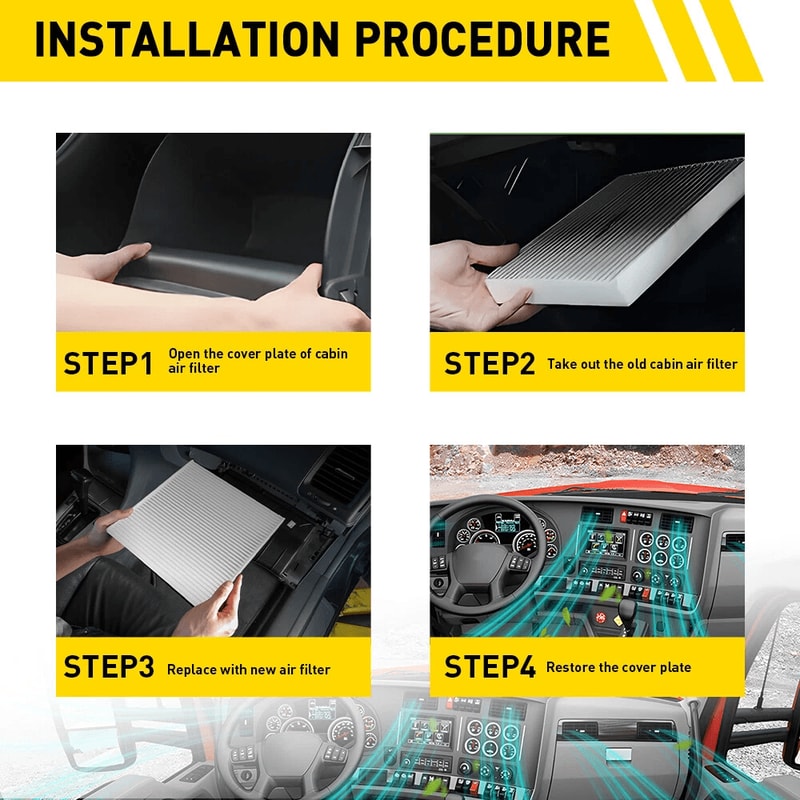 HighPerformance Cabin Air Filter Effective Purification For Cars 10