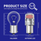 LED Brake Light Bulbs Error Free Tail Signal Lighting 4