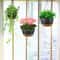 Hanging Planter Pots Plastic Garden Pots With SelfWatering Tray 964in Diameter Adjustable Iron Chai 2