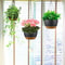 Hanging Planter Pots Plastic Garden Pots With SelfWatering Tray 964in Diameter Adjustable Iron Chai 2