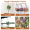 Hanging Planter Pots Plastic Garden Pots With SelfWatering Tray 964in Diameter Adjustable Iron Chai 5