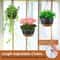 Hanging Planter Pots Plastic Garden Pots With SelfWatering Tray 964in Diameter Adjustable Iron Chai 7