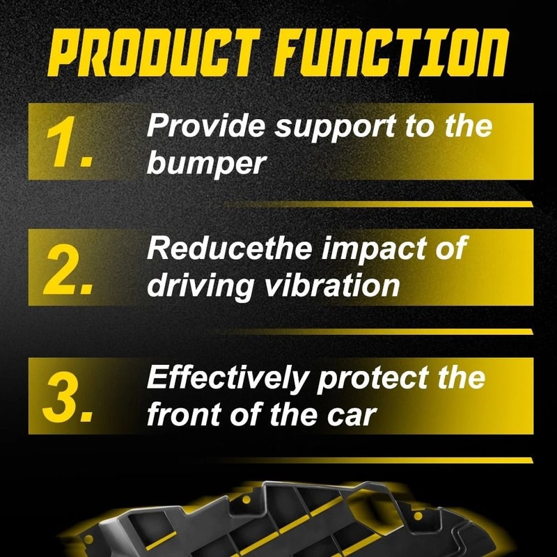 Durable Bumper Trim Set For Front Left And Right Primed Car Parts 4