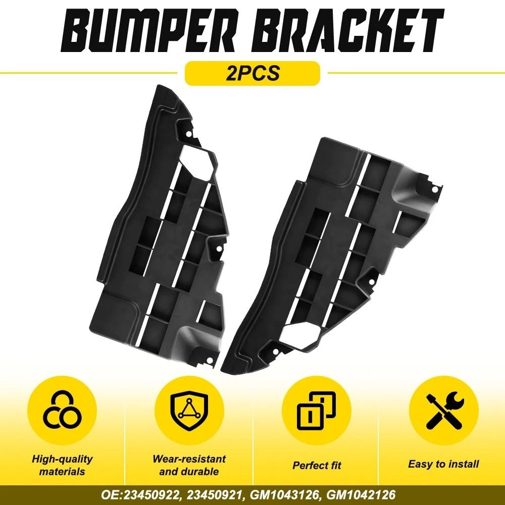 Durable Bumper Trim Set For Front Left And Right Primed Car Parts 9