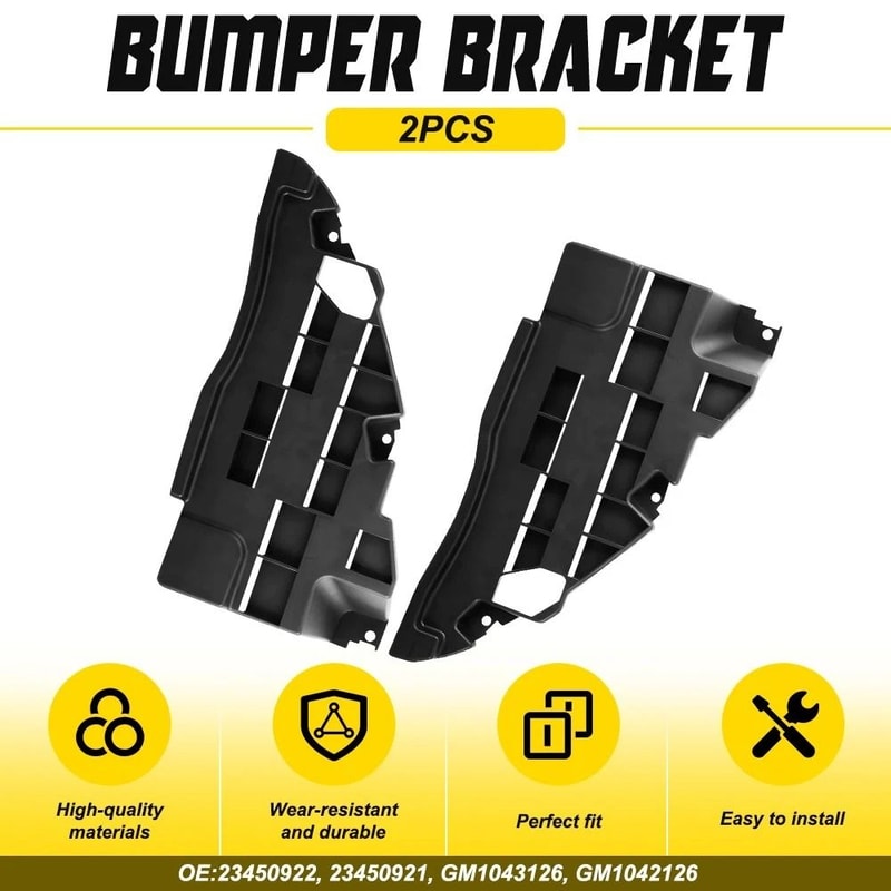 Durable Bumper Trim Set For Front Left And Right Primed Car Parts 9