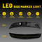 Smoked Lens White LED Side Marker Light Front Lamps Stable Performance 2