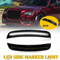Smoked Lens White LED Side Marker Light Front Lamps Stable Performance 12