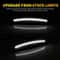 Smoked Lens White LED Side Marker Light Front Lamps Stable Performance 5