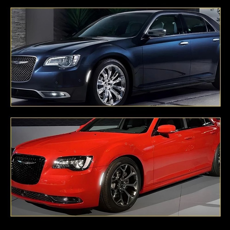 Smoked Lens White LED Side Marker Light Front Lamps Stable Performance 7