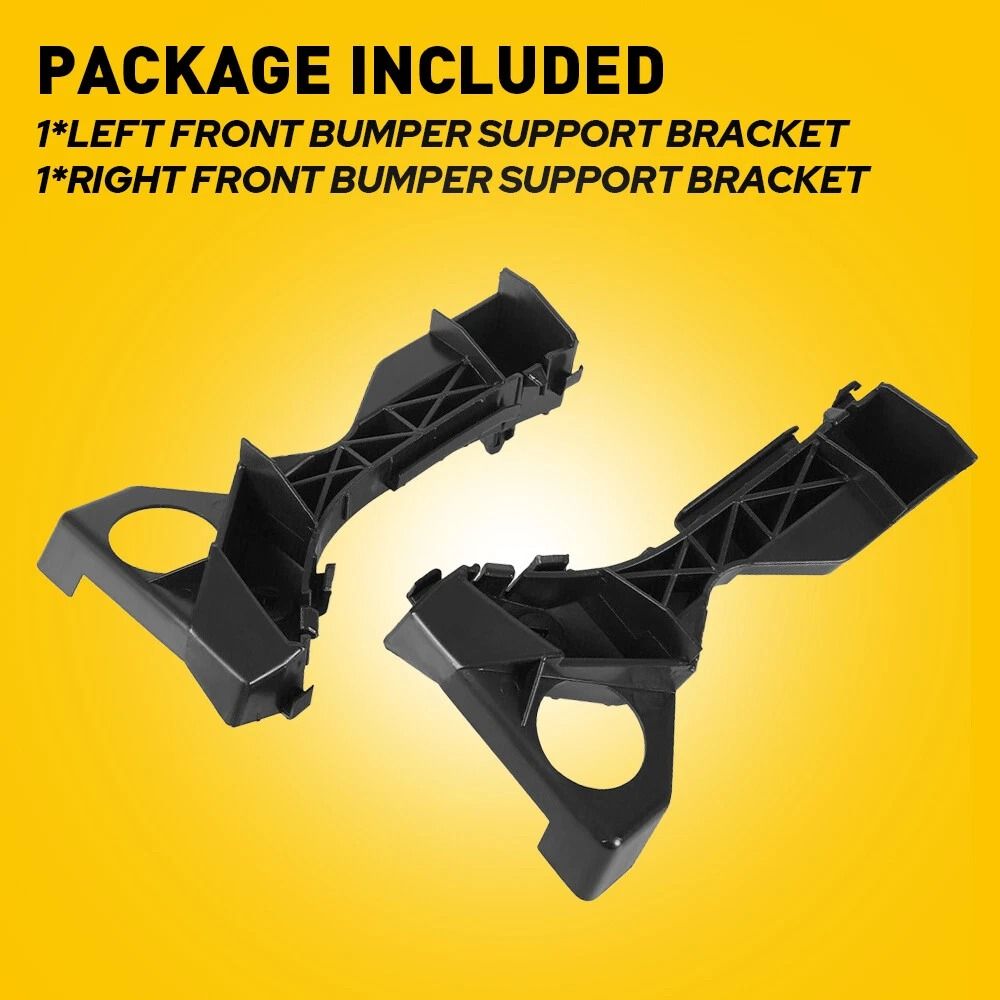 Front Left httpswwwebaycomitmRight Side Bumper Bracket Set Corrosion Resistant Durable ABS 5