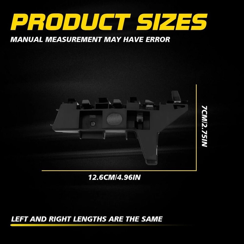 Durable Front Bumper Bracket Driver Passenger Side LH RH For Cars 2