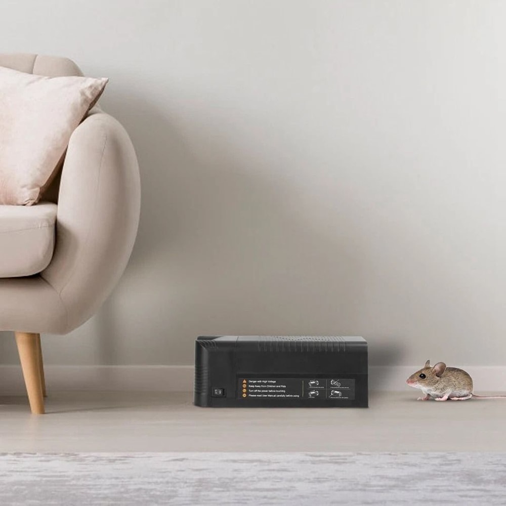 Rodent Zapper Electric Rat Trap 1800V Shock Mice Trap Rechargeable Reusable Home Pest Control Solut 3