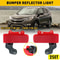 Left Right CRV Rear Bumper Reflector Light Cover Marker Pair 1